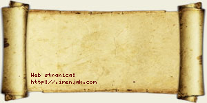 Javorka Sokolović vizit kartica